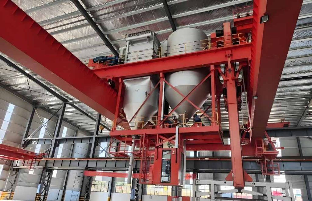 FTM Bake Furnace Crane operating in carbon plant